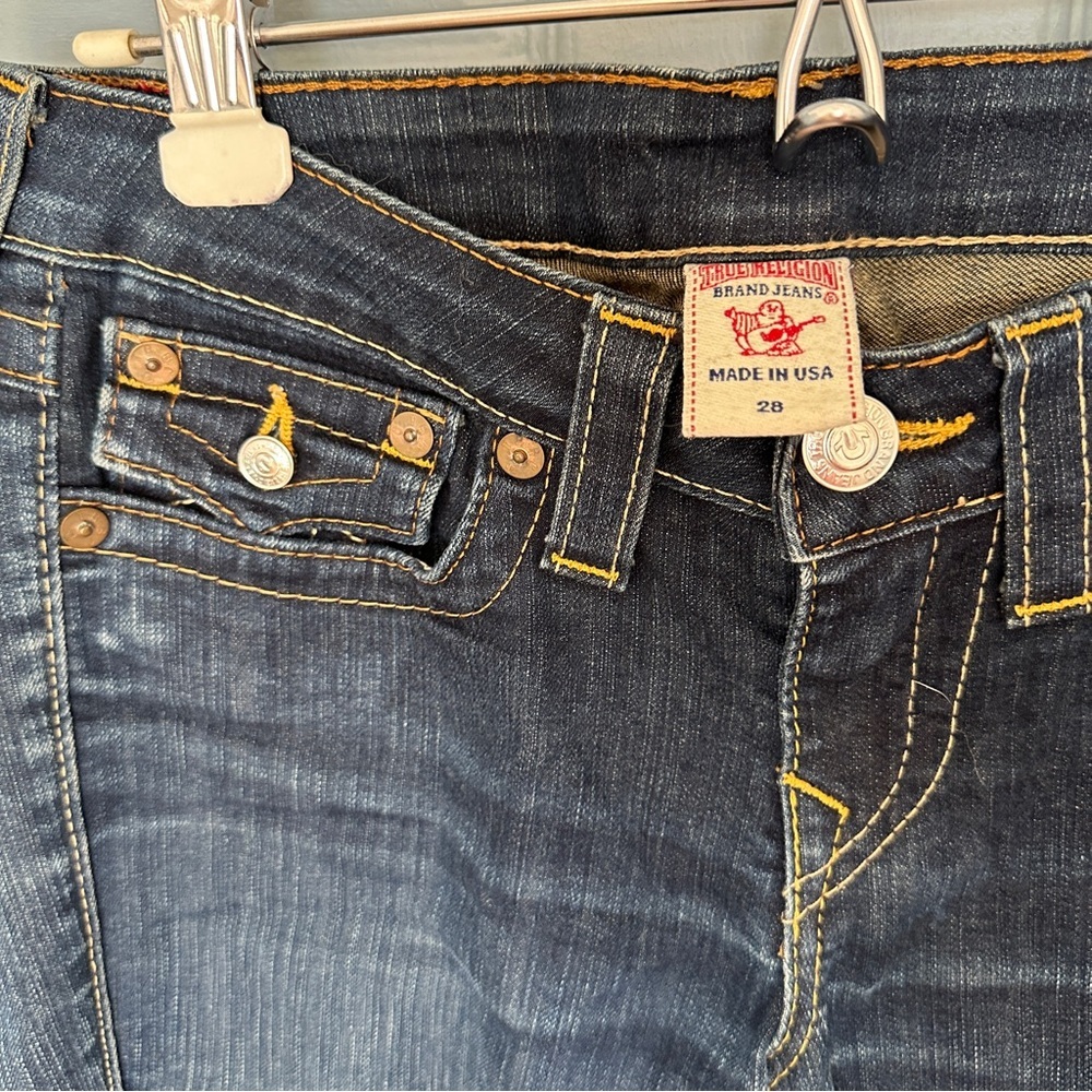 True Religion Women's Dark Denim Skinny Jeans - Picture 3 of 6